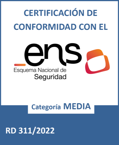 Distintiu de Certificació de Conformitat amb l'ENS, categoria MITJANA