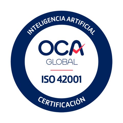 Marca de certificació d'OCA Global per a ISO 42001