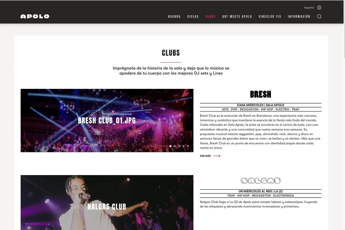 Sala Apolo — Weergave 3