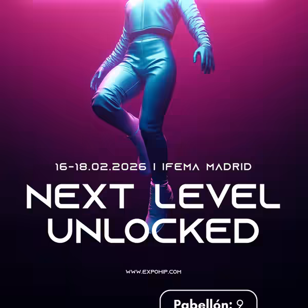 Criação para o evento HIP Madrid 2026