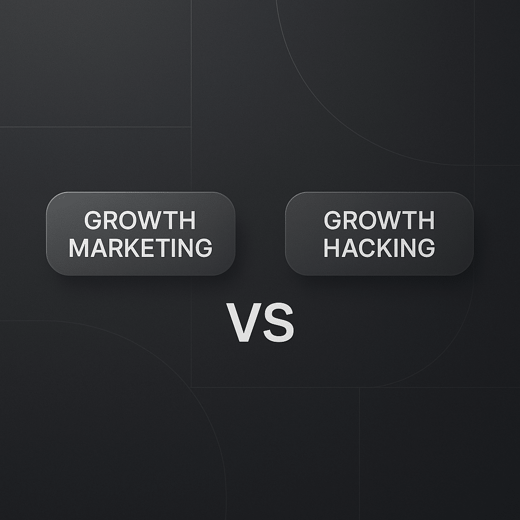 Growth Marketing vs Growth Hacking: diferencias y cuándo usarlos