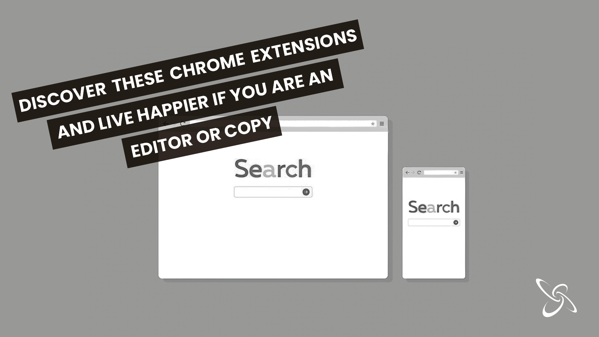 Discover these Chrome extensions and live happier if you are a editor or copy