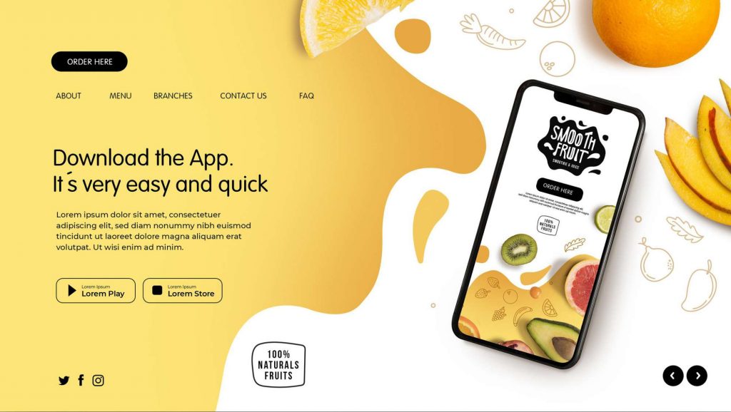 desenvolupament de la landing page