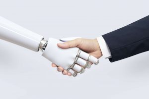 Marketing Automatizado Robot mano
