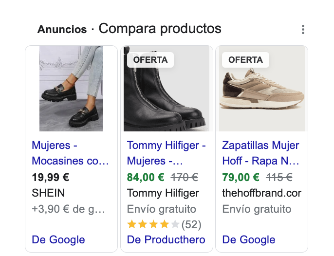 campañas shopping google ads