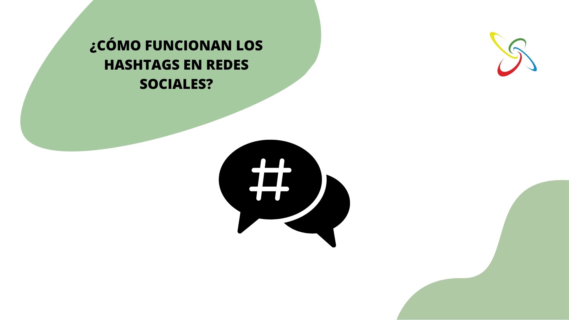 How do hashtags work on social networks?