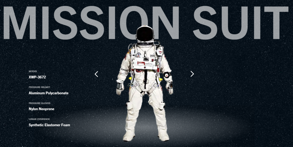 Web interactiva RedBull Stratos