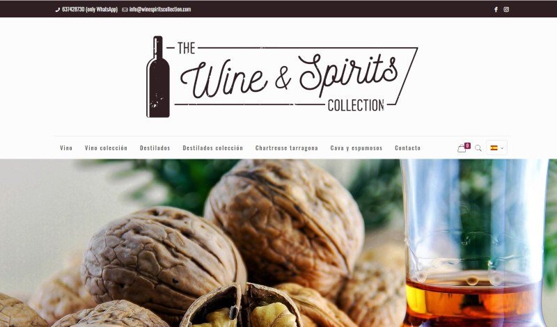 Ejemplo B2C The Wine & Spirits Collection