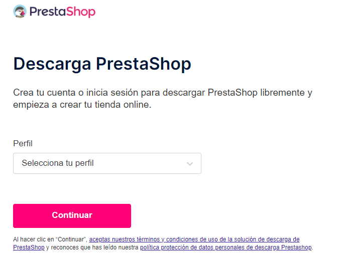 Instalación PrestaShop