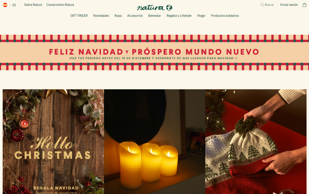 Adapt your website to Christmas period