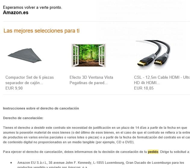 ejemplo de amazon de cross-selling y upselling