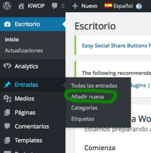 añadir-nueva-entrada-wordpress
