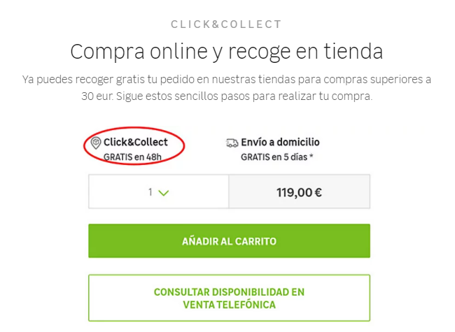 Click &amp; Collect és tendència en e-commerce aquest 2021