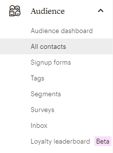 segmentación audiencias mailchimp