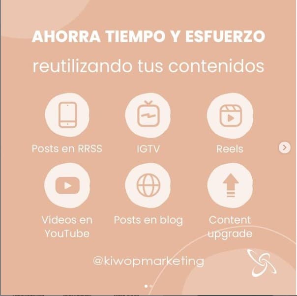 marketing de contenidos infografia kiwop instagram