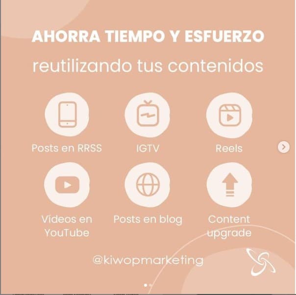 marketing de contenidos infografia kiwop instagram