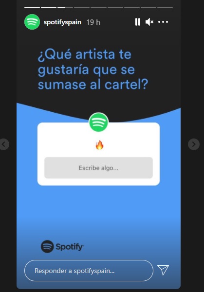 Instagram de spotify per al seu inbound màrqueting