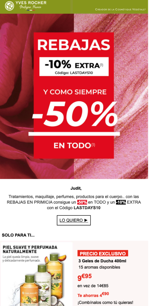 newsletters con promociones