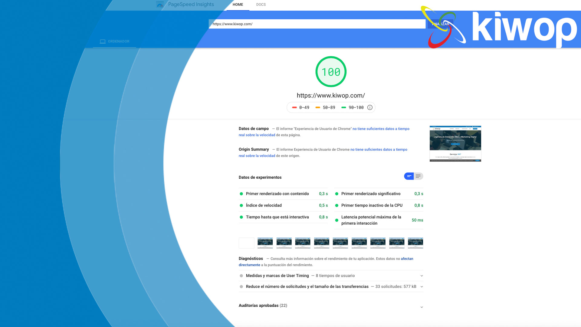 Google PageSpeed Insights: cómo mejorar la nota y llegar a 100