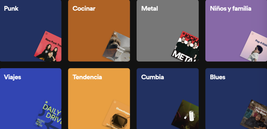 Personalización Spotify