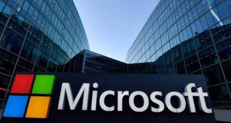Logo de la empresa Microsoft