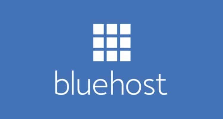 Logo de bluehost, uno de los mejores hosting para WordPress