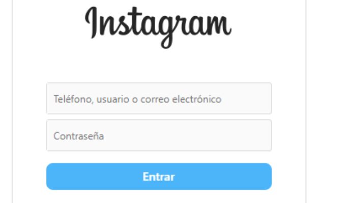 Inicia sesión en Instagram