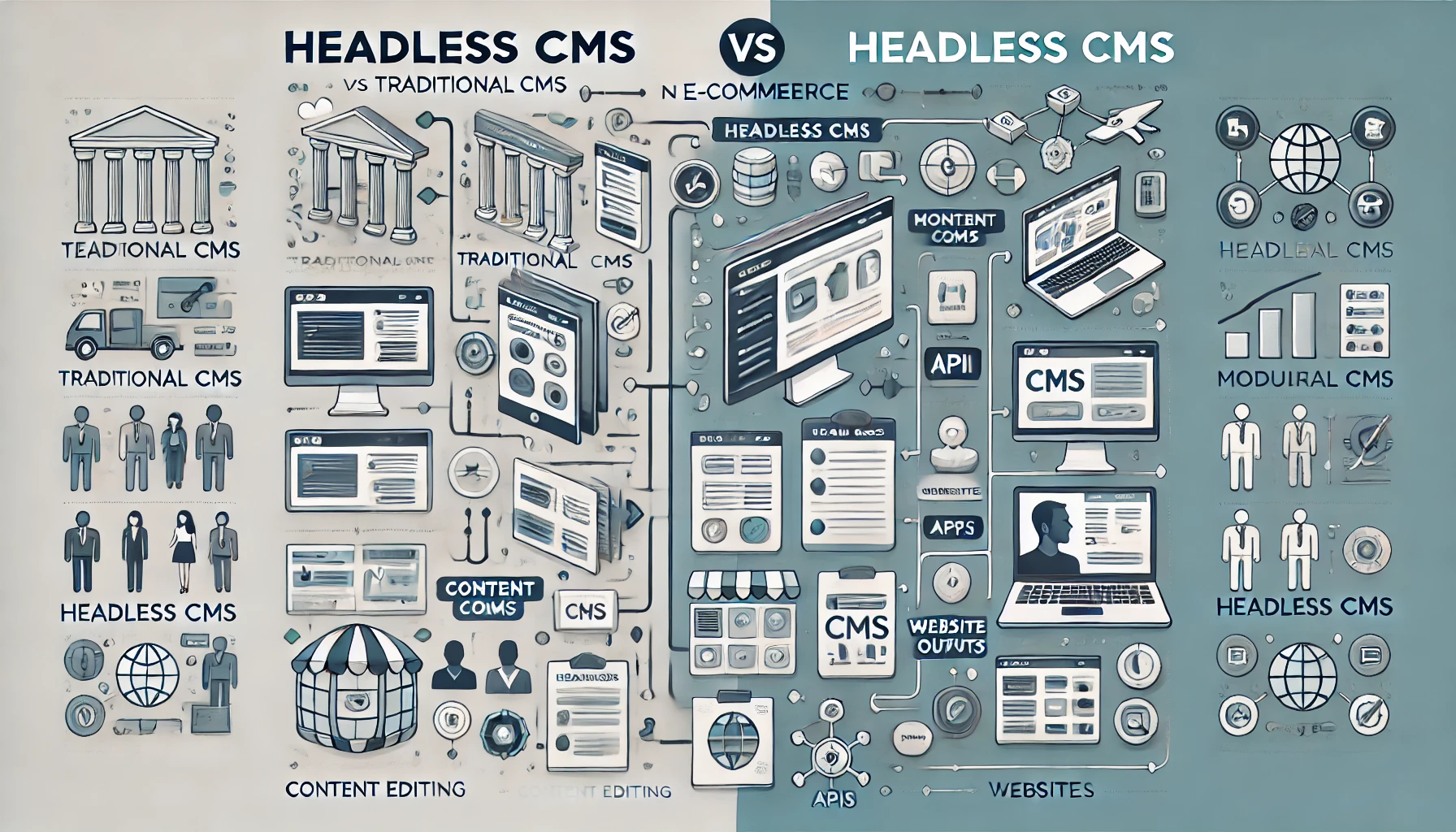 Comparativa: Headless CMS vs CMS tradicionales en ecommerce