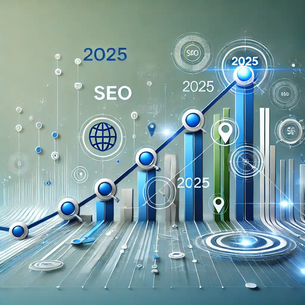 Gráfico de tendencias SEO 2025